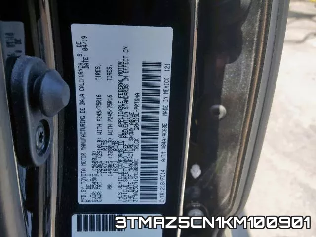 3TMAZ5CN1KM100901 фото 2