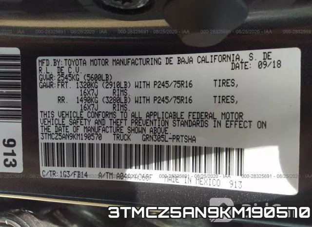 3TMCZ5AN9KM190570 фото 10