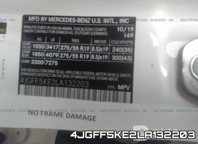 4JGFF5KE2LA132203 фото 10