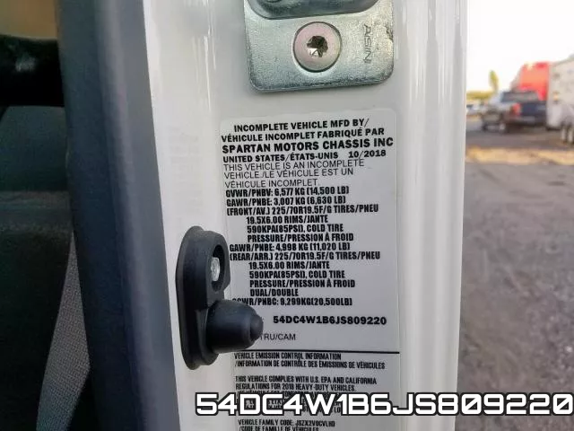 54DC4W1B6JS809220 фото 2
