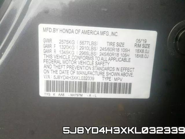 5J8YD4H3XKL032339 фото 2