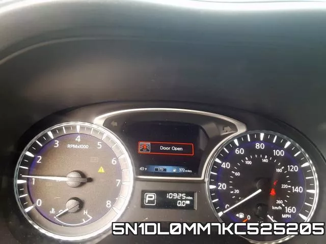 5N1DL0MM7KC525205 фото 9