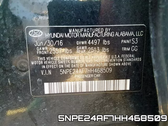 5NPE24AF7HH468509 фото 2