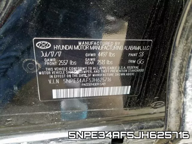 5NPE34AF5JH625716 фото 2