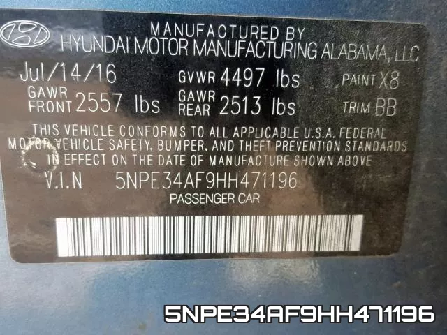 5NPE34AF9HH471196 фото 2