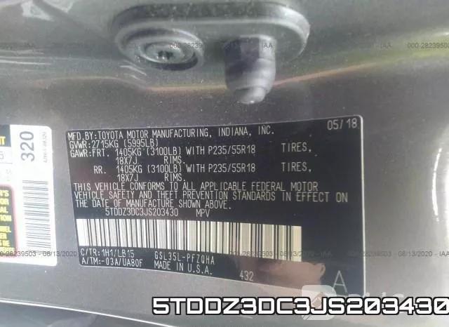 5TDDZ3DC3JS203430 фото 10