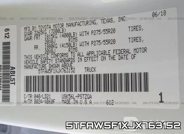5TFAW5F1XJX763152 фото 10