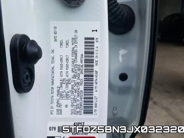 5TFDZ5BN3JX032320 фото 2