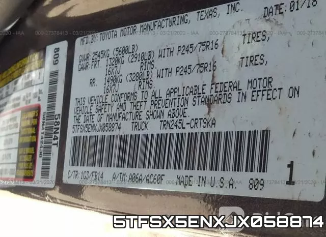 5TFSX5ENXJX058874 фото 10