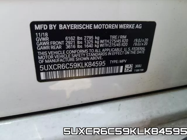5UXCR6C59KLK84595 фото 2