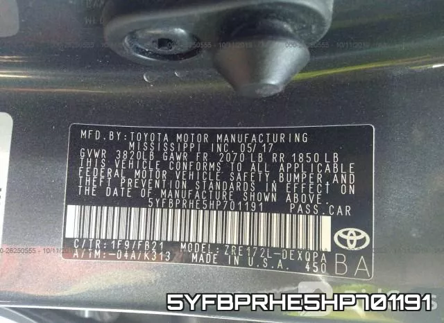 5YFBPRHE5HP701191 фото 10
