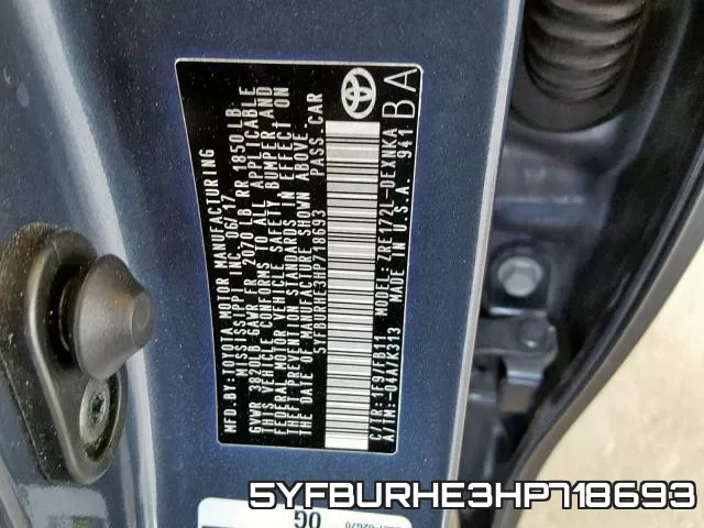 5YFBURHE3HP718693 фото 2