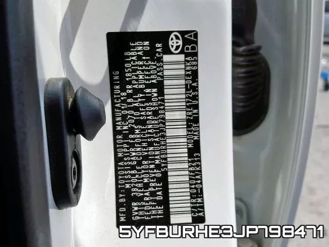 5YFBURHE3JP798471 фото 2