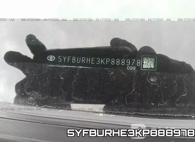 5YFBURHE3KP888978 фото 10