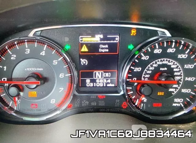 JF1VA1C60J8834464 фото 8