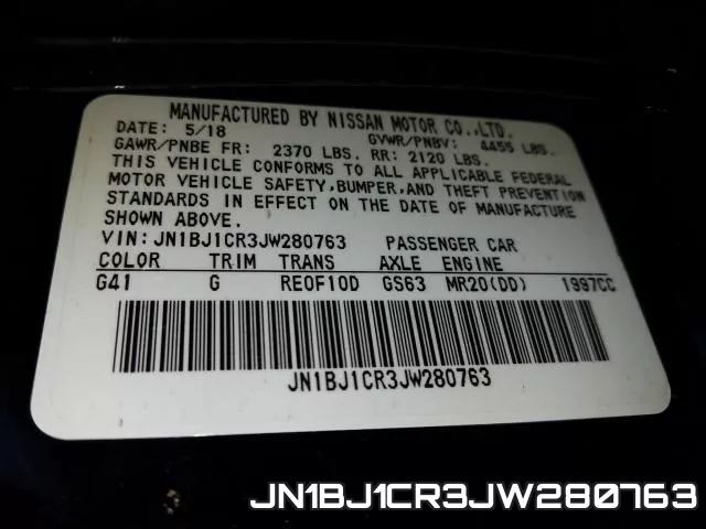 JN1BJ1CR3JW280763 фото 2