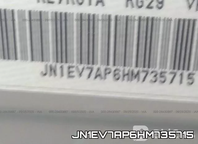JN1EV7AP6HM735715 фото 10