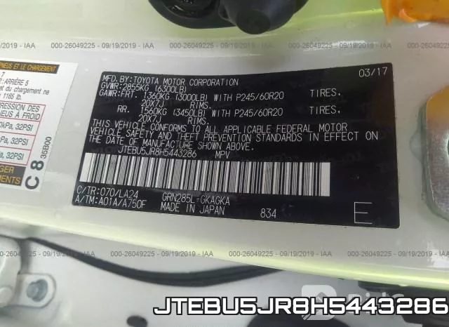 JTEBU5JR8H5443286 фото 10