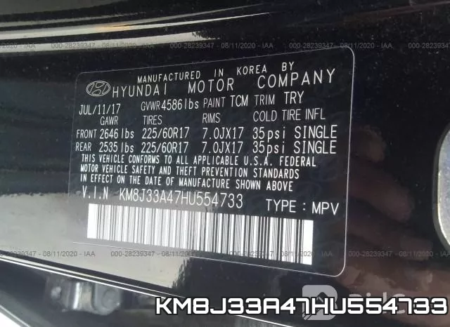 KM8J33A47HU554733 фото 10