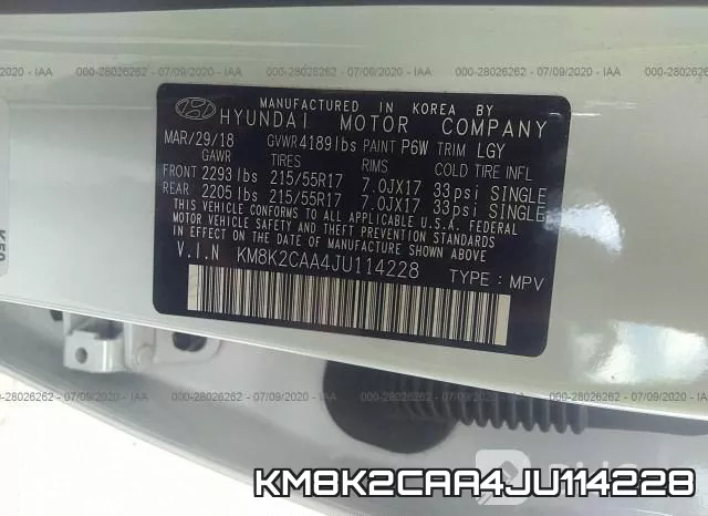 KM8K2CAA4JU114228 фото 10