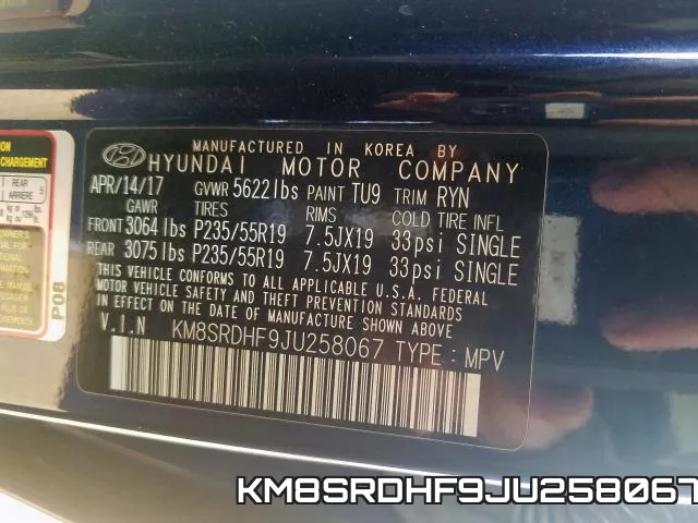 KM8SRDHF9JU258067 фото 2