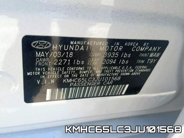 KMHC65LC3JU101568 фото 2