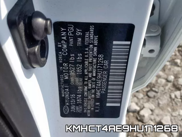 KMHCT4AE9HU171268 фото 2