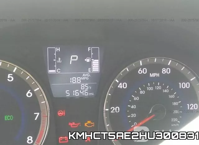 KMHCT5AE2HU300831 фото 8