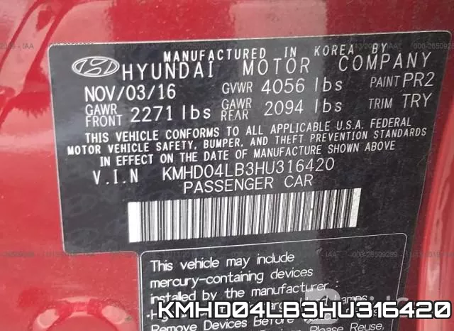 KMHD04LB3HU316420 фото 10