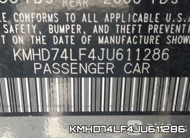 KMHD74LF4JU611286 фото 10