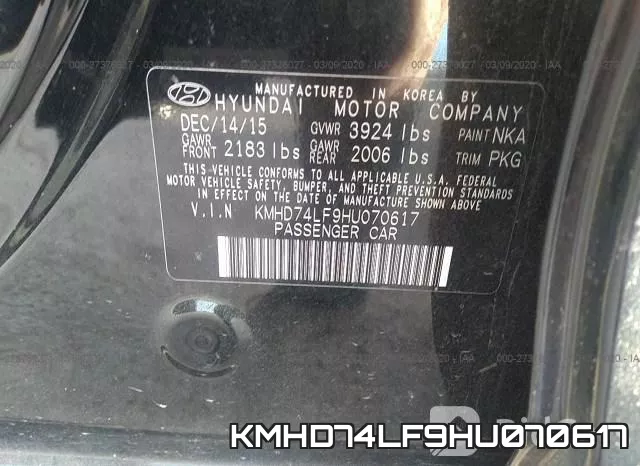 KMHD74LF9HU070617 фото 10