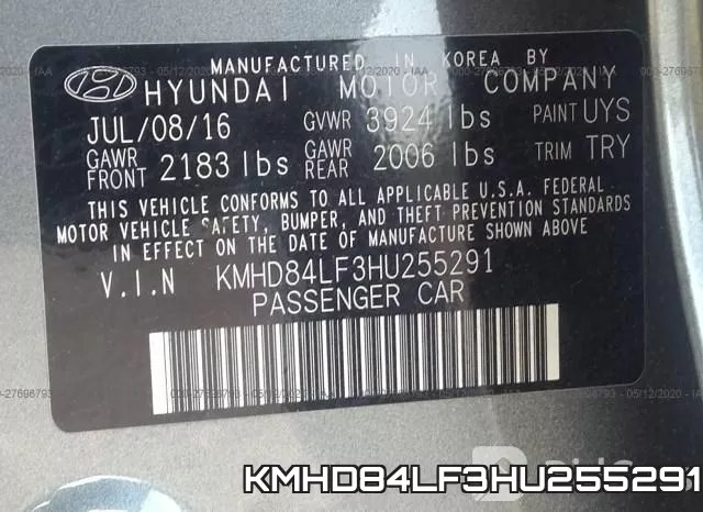 KMHD84LF3HU255291 фото 10