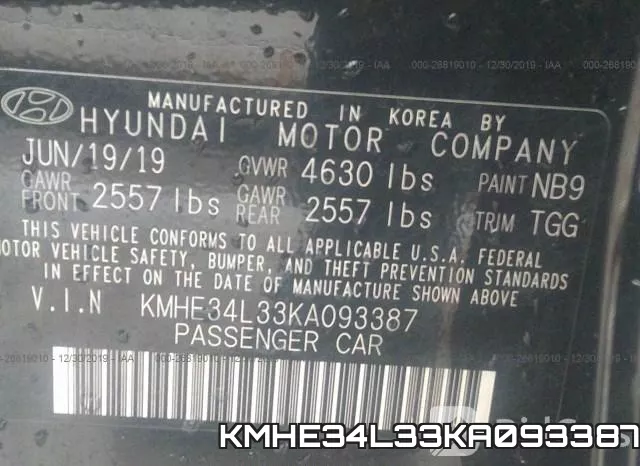 KMHE34L33KA093387 фото 10