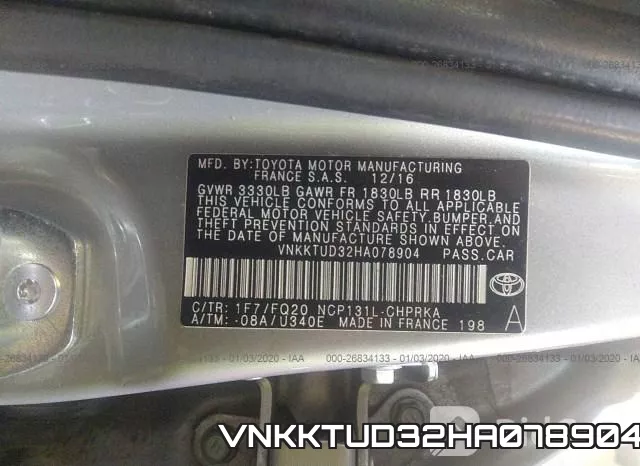 VNKKTUD32HA078904 фото 10