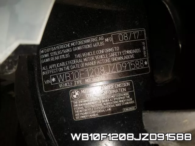 WB10F1208JZD91588 фото 2