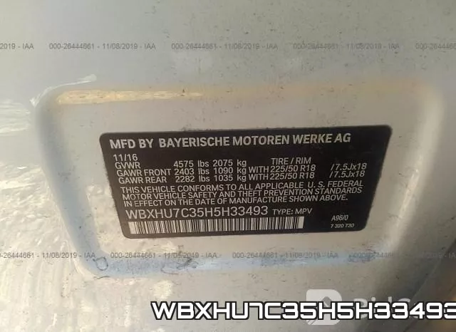 WBXHU7C35H5H33493 фото 10
