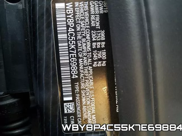 WBY8P4C55K7E69884 фото 2