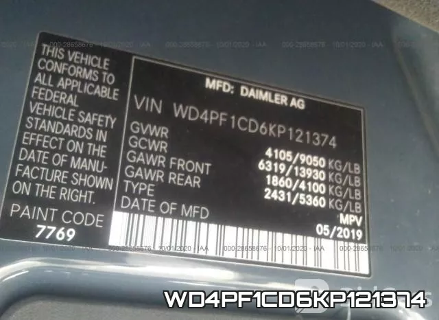WD4PF1CD6KP121374 фото 10