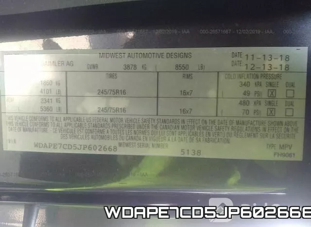 WDAPE7CD5JP602668 фото 9