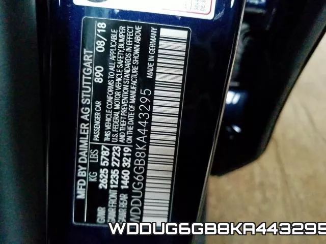 WDDUG6GB8KA443295 фото 2