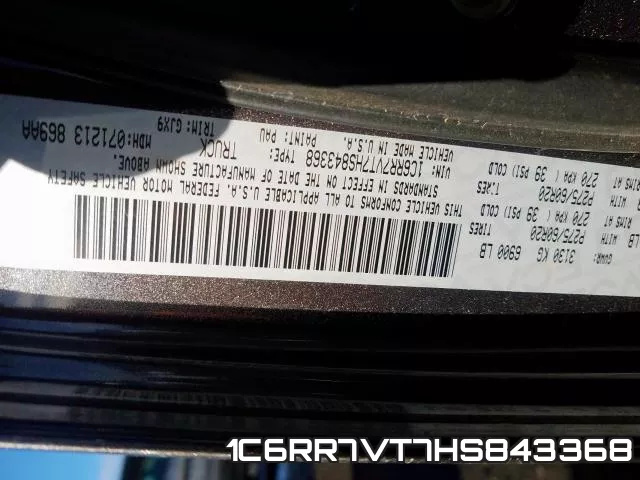 1C6RR7VT7HS843368 фото 2
