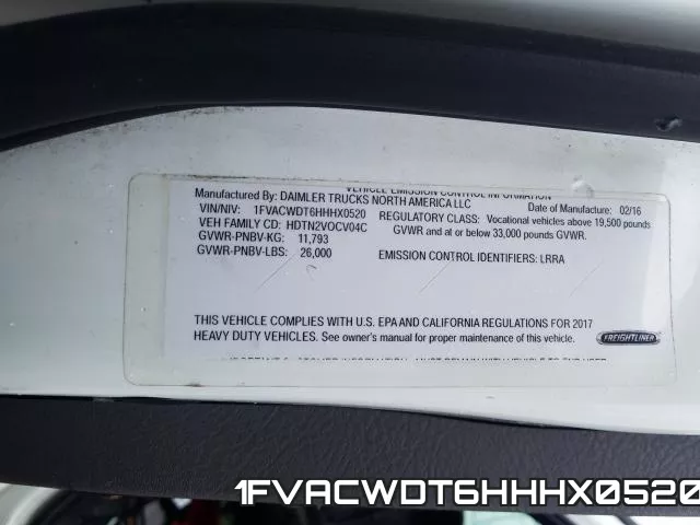 1FVACWDT6HHHX0520 фото 2