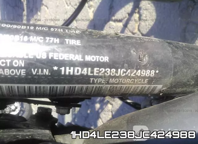 1HD4LE238JC424988 фото 2