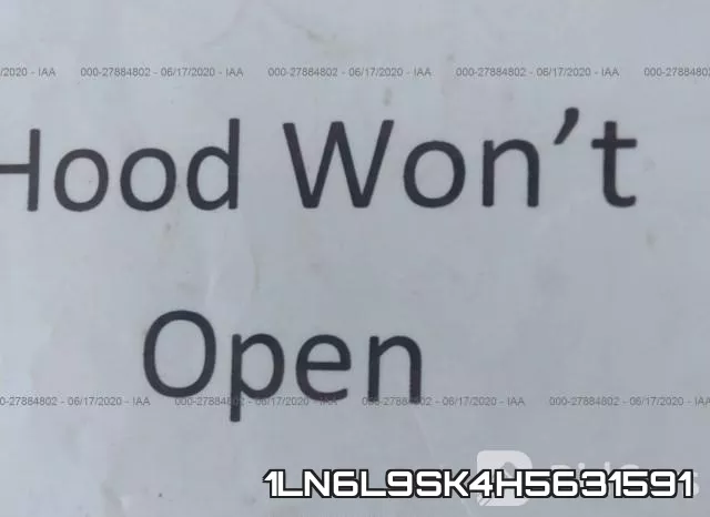 1LN6L9SK4H5631591 фото 2