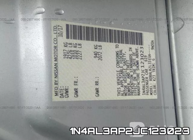1N4AL3AP2JC123023 фото 10