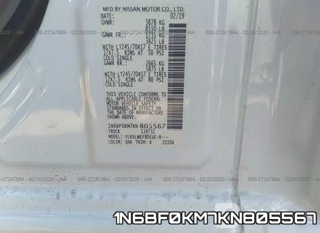 1N6BF0KM7KN805567 фото 10