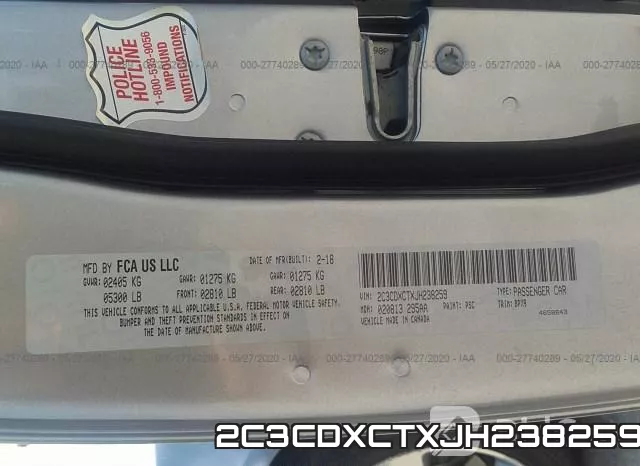 2C3CDXCTXJH238259 фото 10