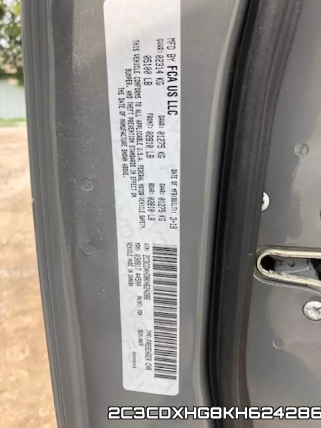 2C3CDXHG8KH624286 фото 2
