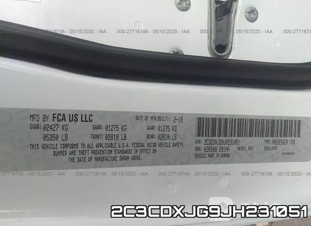 2C3CDXJG9JH231051 фото 10