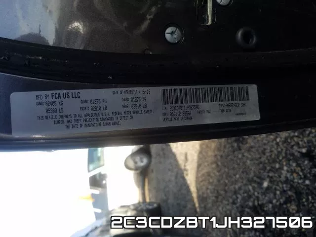 2C3CDZBT1JH327506 фото 2